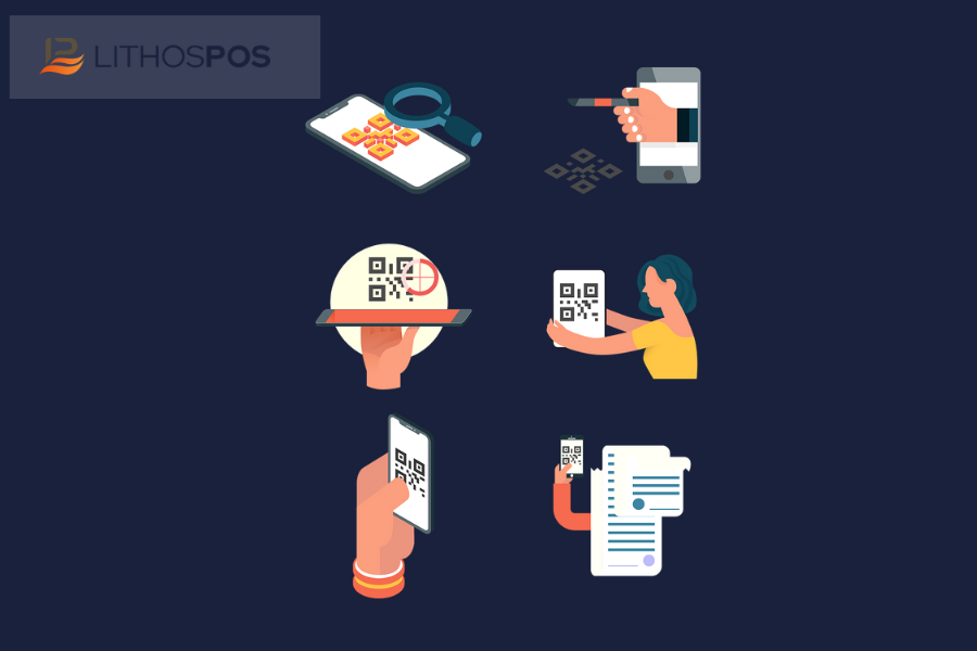 QR Code menu for Contactless Restaurant Orderings, qr code pos - LithosPOS