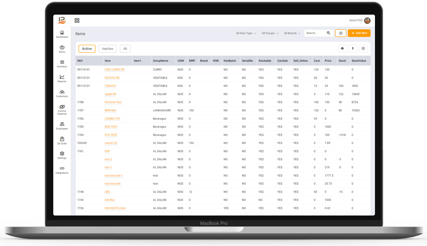 retail store inventory management pos software