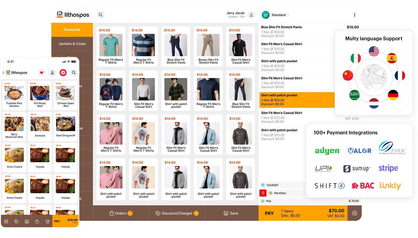 lithos pos android pos machine