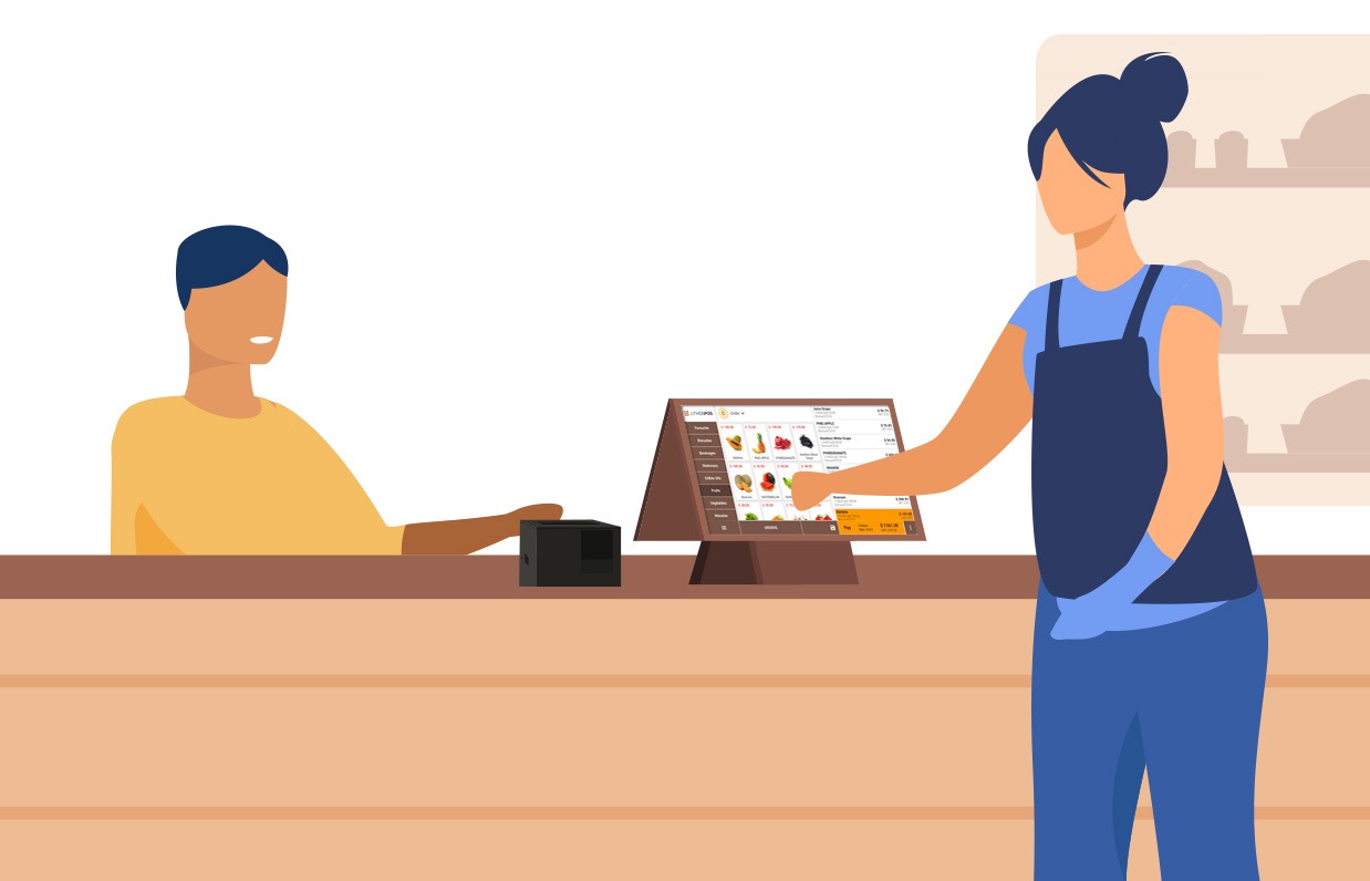 restaurant pos upi payment with qr
